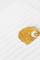 Carhartt WIP Chase Socks Cotton/Polyester/Lycra® Knit (White / Gold)