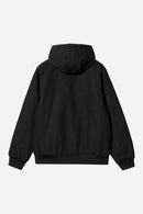Carhartt WIP Active Jacket 100% Cotton 'Dearborn' Canvas, 11.3 oz (Black rigid)