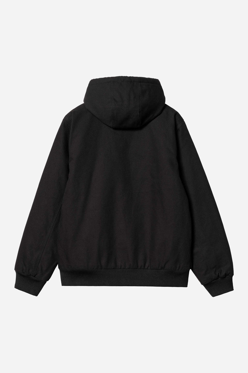 Carhartt WIP Active Jacket 100% Cotton 'Dearborn' Canvas, 11.3 oz (Black rigid)