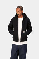 Carhartt WIP Active Jacket 100% Cotton 'Dearborn' Canvas, 11.3 oz (Black rigid)