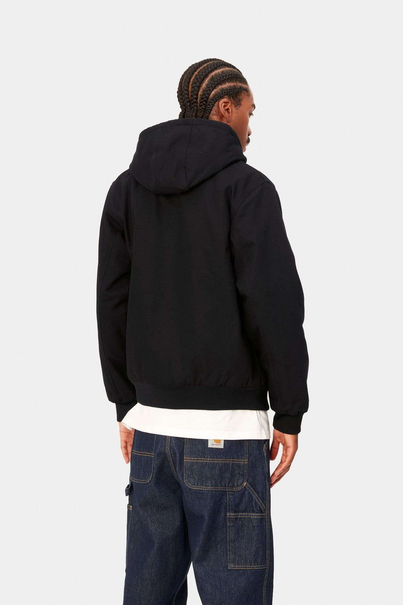 Carhartt WIP Active Jacket 100% Cotton 'Dearborn' Canvas, 11.3 oz (Black rigid)