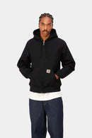 Carhartt WIP Active Jacket 100% Cotton 'Dearborn' Canvas, 11.3 oz (Black rigid)