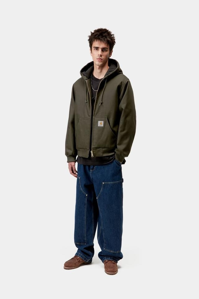 Carhartt WIP Active Jacket 100% Cotton 'Dearborn' Canvas, 11.3 oz (Olive rigid)