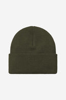 Carhartt WIP Chase Beanie 100% Acrylic, 9 gauge (Olive / Gold)