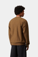 Carhartt WIP American Script Sweat Cotton/Polyester Sweat, 420 g/m² (Hamilton Brown)