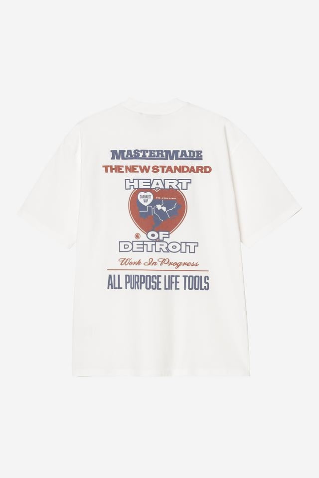 Carhartt WIP S/S Arcan T-Shirt (White heavy stone wash)