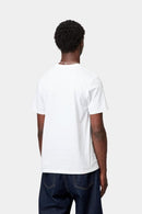 Carhartt WIP Standard Crew Neck T-shirt Cotton Single Jersey, 140 g/m² (White + White)