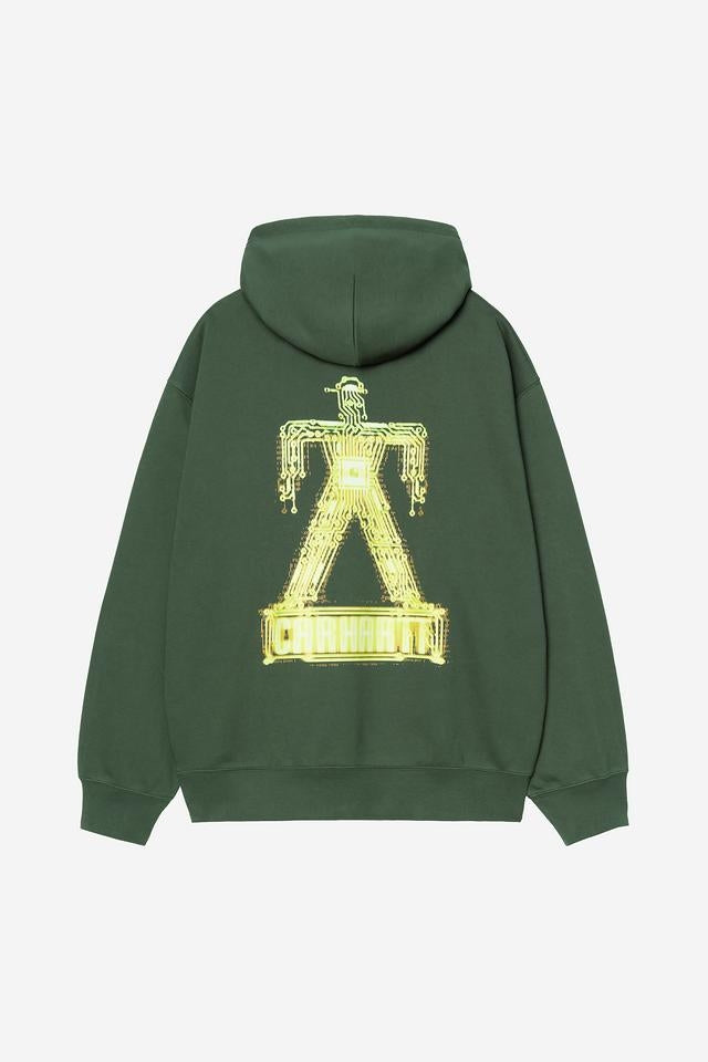 Carhartt WIP Hooded Electric Boogie Sweat Cotton/Polyester Sweat, 440 g/m² (Sycamore Tree)
