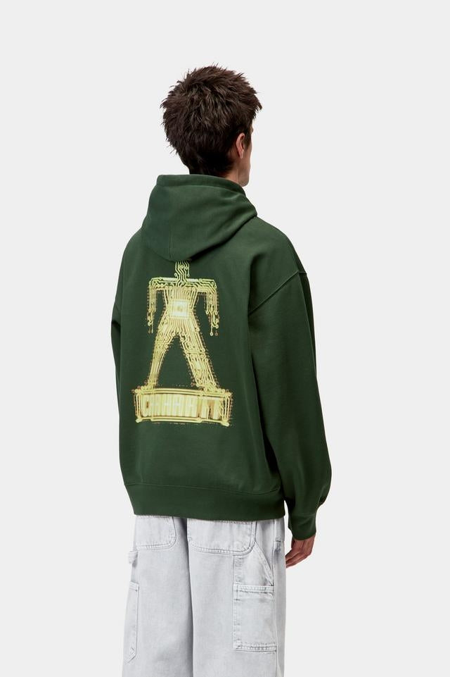 Carhartt WIP Hooded Electric Boogie Sweat Cotton/Polyester Sweat, 440 g/m² (Sycamore Tree)