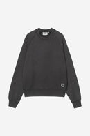 Carhartt WIP W' Hudson Sweat Cotton Sweat, 420 g/m² (Black chalk wash)