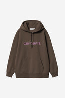 Carhartt WIP W' Hooded Carhartt Cotton/Polyester Sweat, 340 g/m² (Vitola / Phlox)