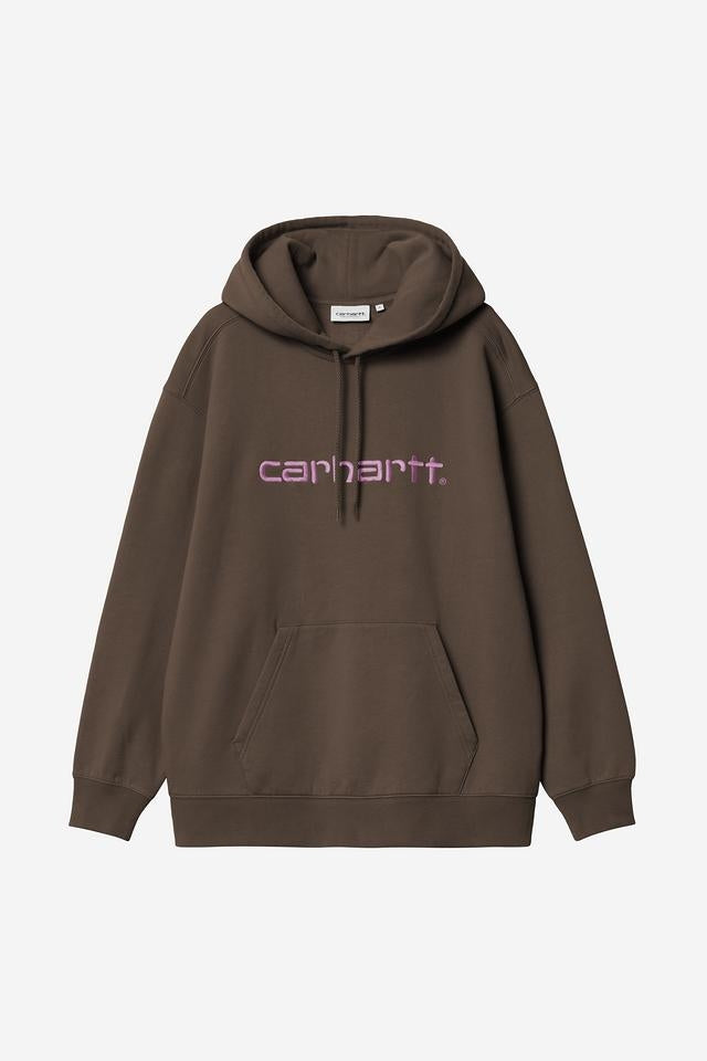 Carhartt WIP W' Hooded Carhartt Cotton/Polyester Sweat, 340 g/m² (Vitola / Phlox)