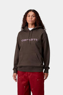 Carhartt WIP W' Hooded Carhartt Cotton/Polyester Sweat, 340 g/m² (Vitola / Phlox)
