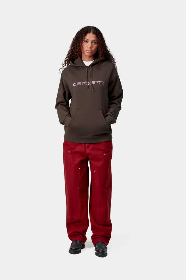 Carhartt WIP W' Hooded Carhartt Cotton/Polyester Sweat, 340 g/m² (Vitola / Phlox)