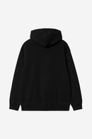 Carhartt WIP W' Hooded Carhartt Cotton/Polyester Sweat, 340 g/m² (Black / White)