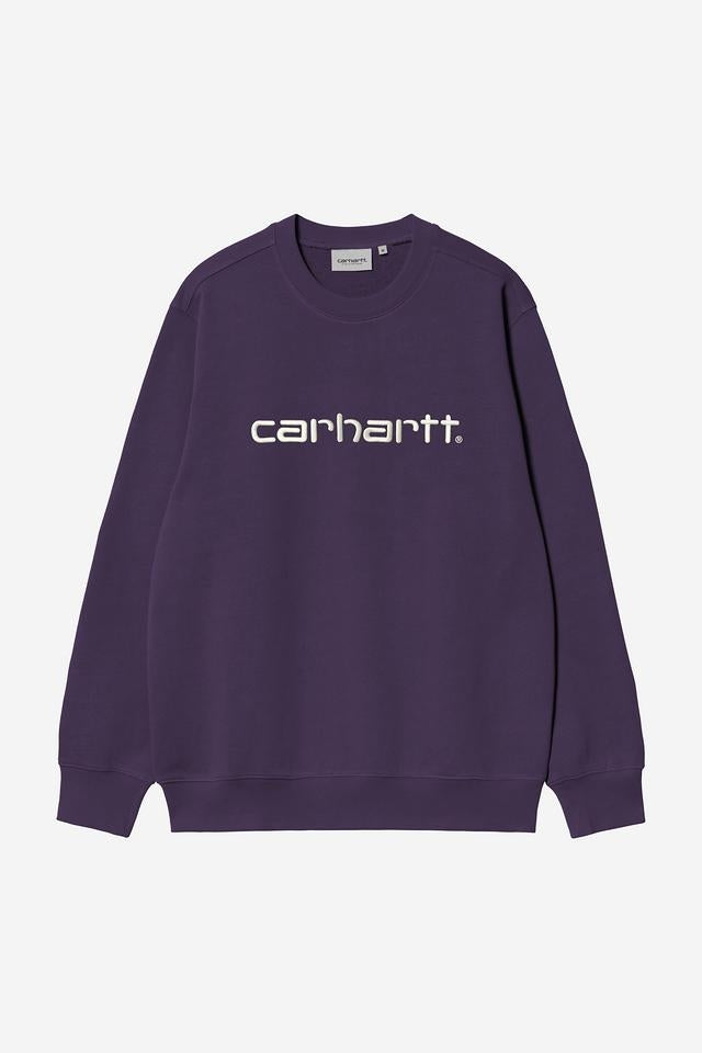 Carhartt WIP W' Carhartt Sweat Cotton/Polyester Sweat, 340 g/m² (Lokers / Salt)