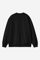 Carhartt WIP W' Carhartt Sweat Cotton/Polyester Sweat, 340 g/m² (Black / White)