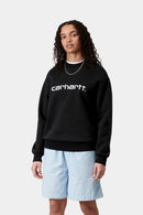 Carhartt WIP W' Carhartt Sweat Cotton/Polyester Sweat, 340 g/m² (Black / White)