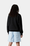 Carhartt WIP W' Carhartt Sweat Cotton/Polyester Sweat, 340 g/m² (Black / White)