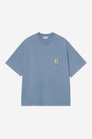 Carhartt WIP S/S Hudson Pocket T-Shirt (Sorrent Chalk Wash)