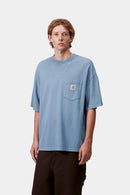Carhartt WIP S/S Hudson Pocket T-Shirt (Sorrent Chalk Wash)