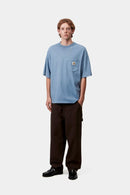 Carhartt WIP S/S Hudson Pocket T-Shirt (Sorrent Chalk Wash)