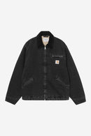 Carhartt WIP OG Detroit Jacket Organic Cotton Maitland Denim, 13.5 oz (Black / Black stone washed)