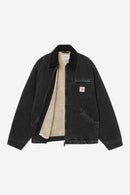 Carhartt WIP OG Detroit Jacket Organic Cotton Maitland Denim, 13.5 oz (Black / Black stone washed)