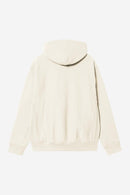 Carhartt WIP Hooded American Script Jacket Cotton/Polyester Sweat, 420 g/m² (Natural)
