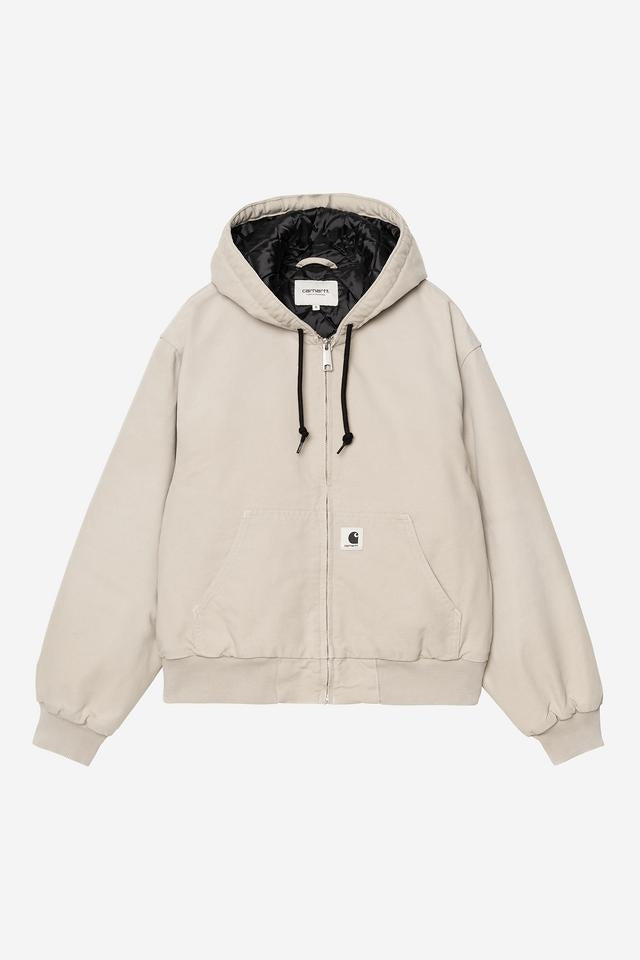 Carhartt WIP W' OG Active Jacket Organic Cotton Dearborn Canvas, 12 oz (Fleur De Sel stone canvas)