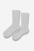 Carhartt WIP Madison Pack Socks Cotton/Polyester/Elastane (Ash Heather / White + Ash Heather / White)