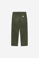 Carhartt WIP Single Knee Pant Organic Cotton Dearborn Canvas, 12 oz (Olive stone canvas)