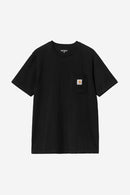 Carhartt WIP S/S Pocket T-Shirt Cotton Single Jersey, 190 g/m² (Black)