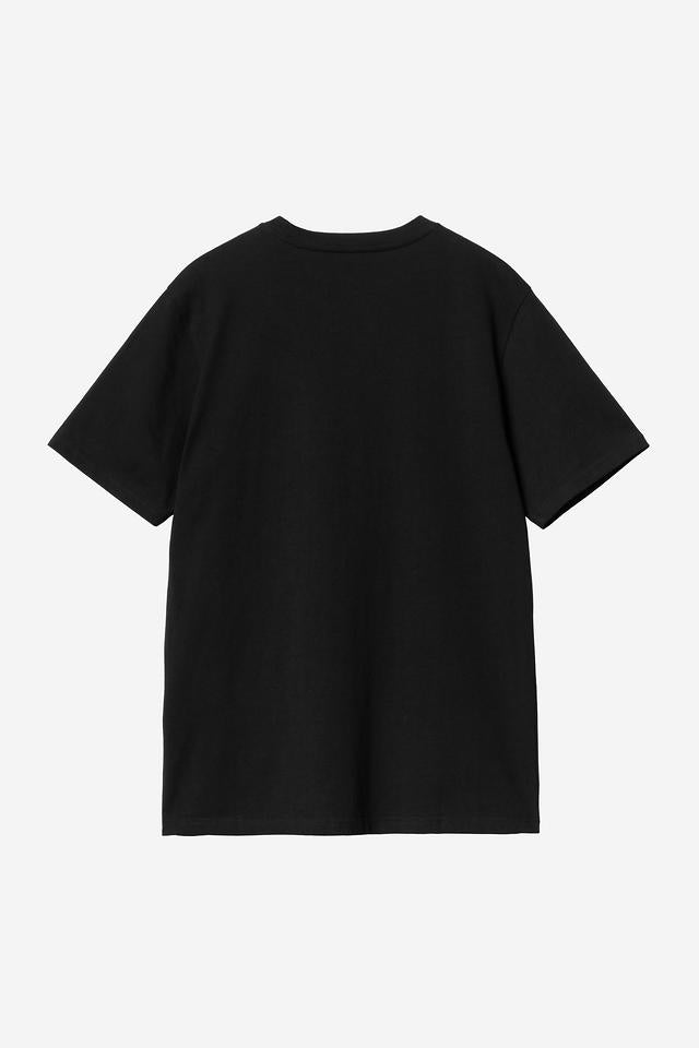 Carhartt WIP S/S Pocket T-Shirt Cotton Single Jersey, 190 g/m² (Black)