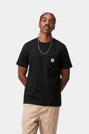 Carhartt WIP S/S Pocket T-Shirt Cotton Single Jersey, 190 g/m² (Black)
