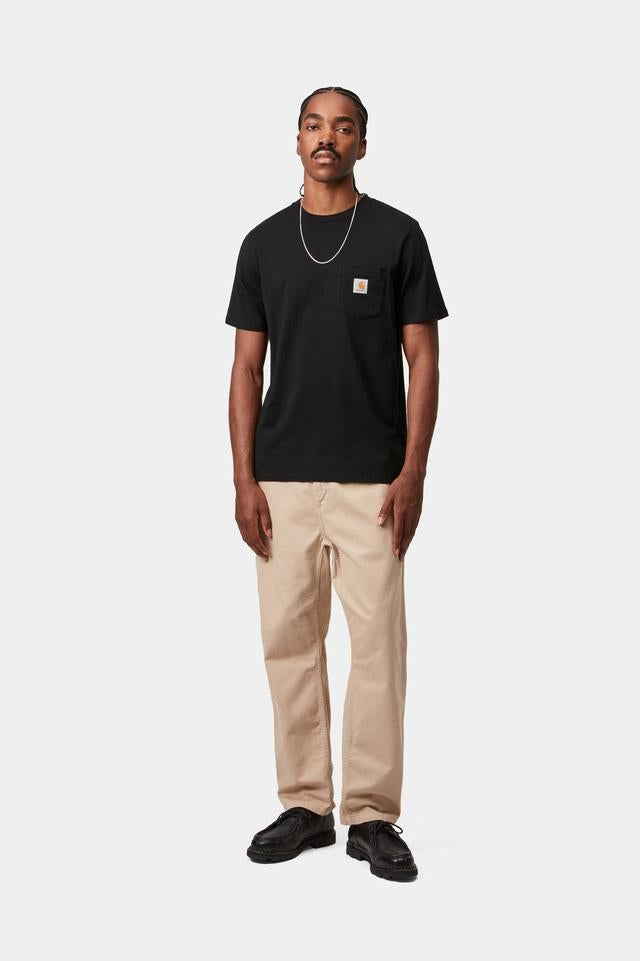 Carhartt WIP S/S Pocket T-Shirt Cotton Single Jersey, 190 g/m² (Black)