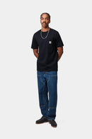 Carhartt WIP S/S Pocket T-Shirt Cotton Single Jersey, 190 g/m² (Dark Navy)