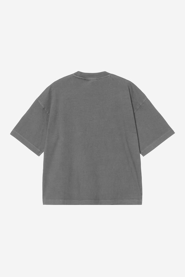 Carhartt WIP W' S/S Nelson T-Shirt Organic Cotton Single Jersey, 165 g/m² (Black garment dyed)