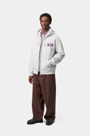 Carhartt WIP Hooded Mini Wip Sweat Jacket Cotton/Polyester Sweat, 450 g/m² (Ash Heather stone washed)