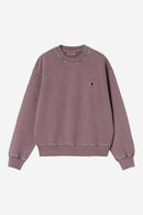 Carhartt WIP W' Nelson Sweatshirt Cotton Sweat, 370 g/m² (Phlox garment dyed)