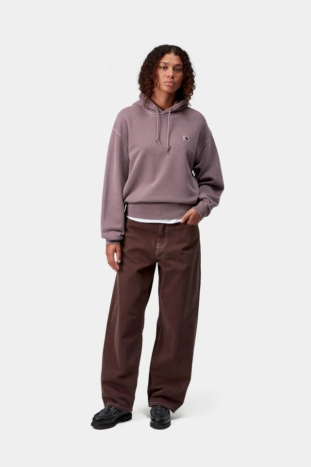 Carhartt WIP W' Hooded Nelson Sweat Cotton Sweat, 370 g/m² (Phlox garment dyed)