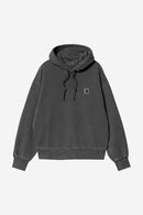 Carhartt WIP W' Hooded Nelson Sweat Cotton Sweat, 370 g/m² (Black garment dyed)