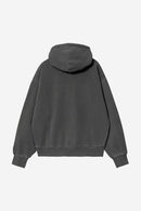 Carhartt WIP W' Hooded Nelson Sweat Cotton Sweat, 370 g/m² (Black garment dyed)