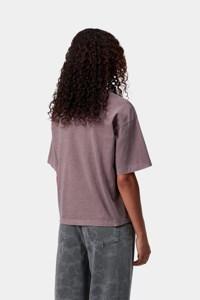 Carhartt WIP W' S/S Nelson T-Shirt Organic Cotton Single Jersey, 165 g/m² (Phlox garment dyed)