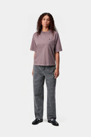 Carhartt WIP W' S/S Nelson T-Shirt Organic Cotton Single Jersey, 165 g/m² (Phlox garment dyed)