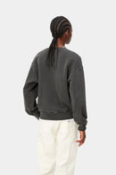 Carhartt WIP W' Nelson Sweatshirt Cotton Sweat, 370 g/m² (Black garment dyed)