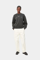 Carhartt WIP W' Nelson Sweatshirt Cotton Sweat, 370 g/m² (Black garment dyed)