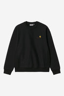 Carhartt WIP American Script Sweat Cotton/Polyester Sweat, 420 g/m² (Black)