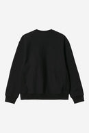 Carhartt WIP American Script Sweat Cotton/Polyester Sweat, 420 g/m² (Black)