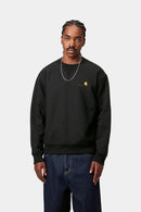 Carhartt WIP American Script Sweat Cotton/Polyester Sweat, 420 g/m² (Black)
